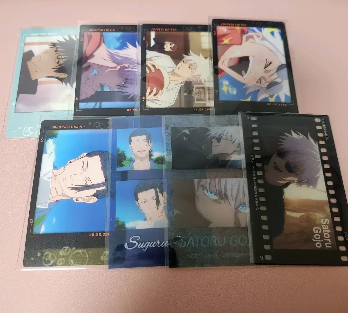 Zuu Spinning Jiryu Gojo Ghetto Megumi Snapmide Film Photo Card Bulk