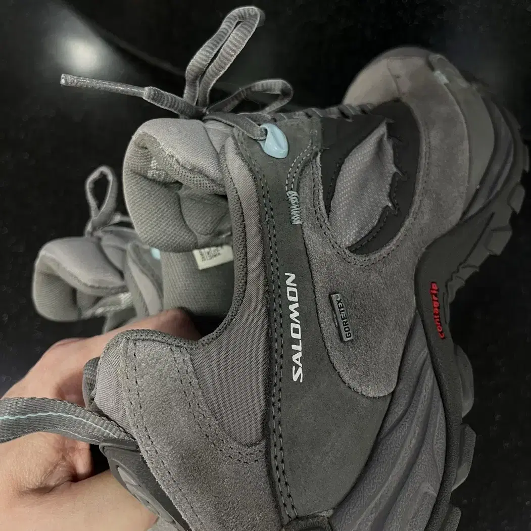 살로몬 콘타그립 고어텍스 등산화 salomon goretex 등산