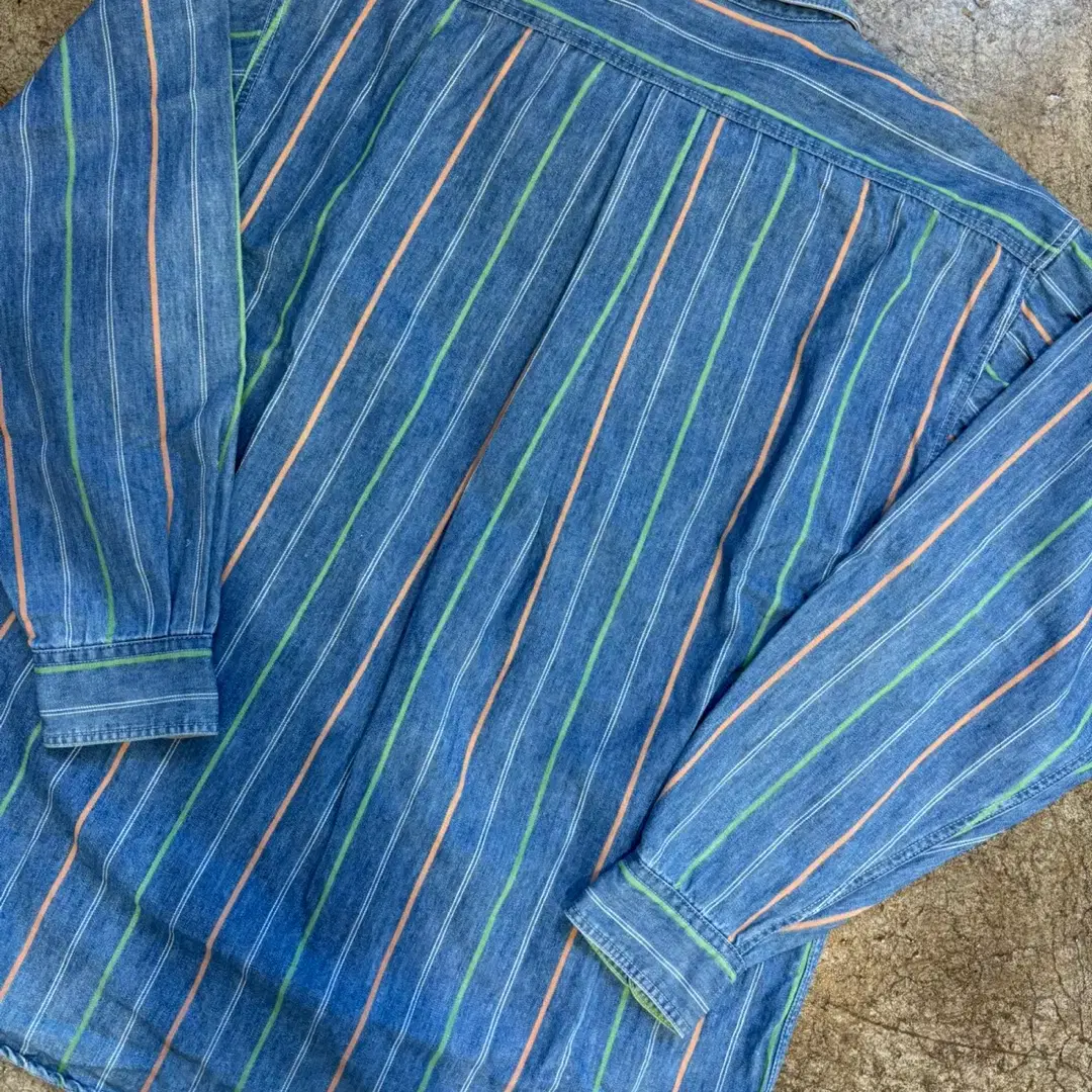 House stripe denim shirt