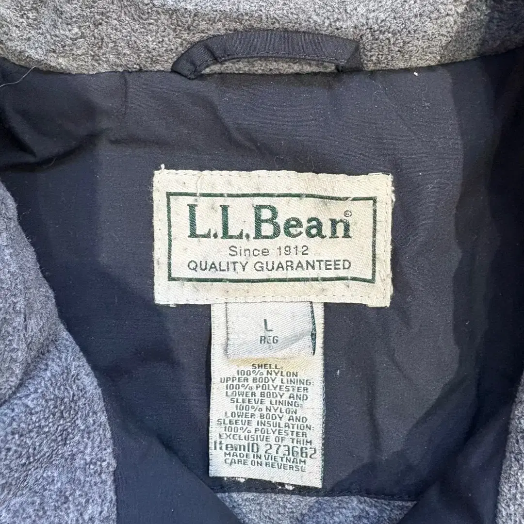 90s L.L.Bean 퀼팅 파카 재킷