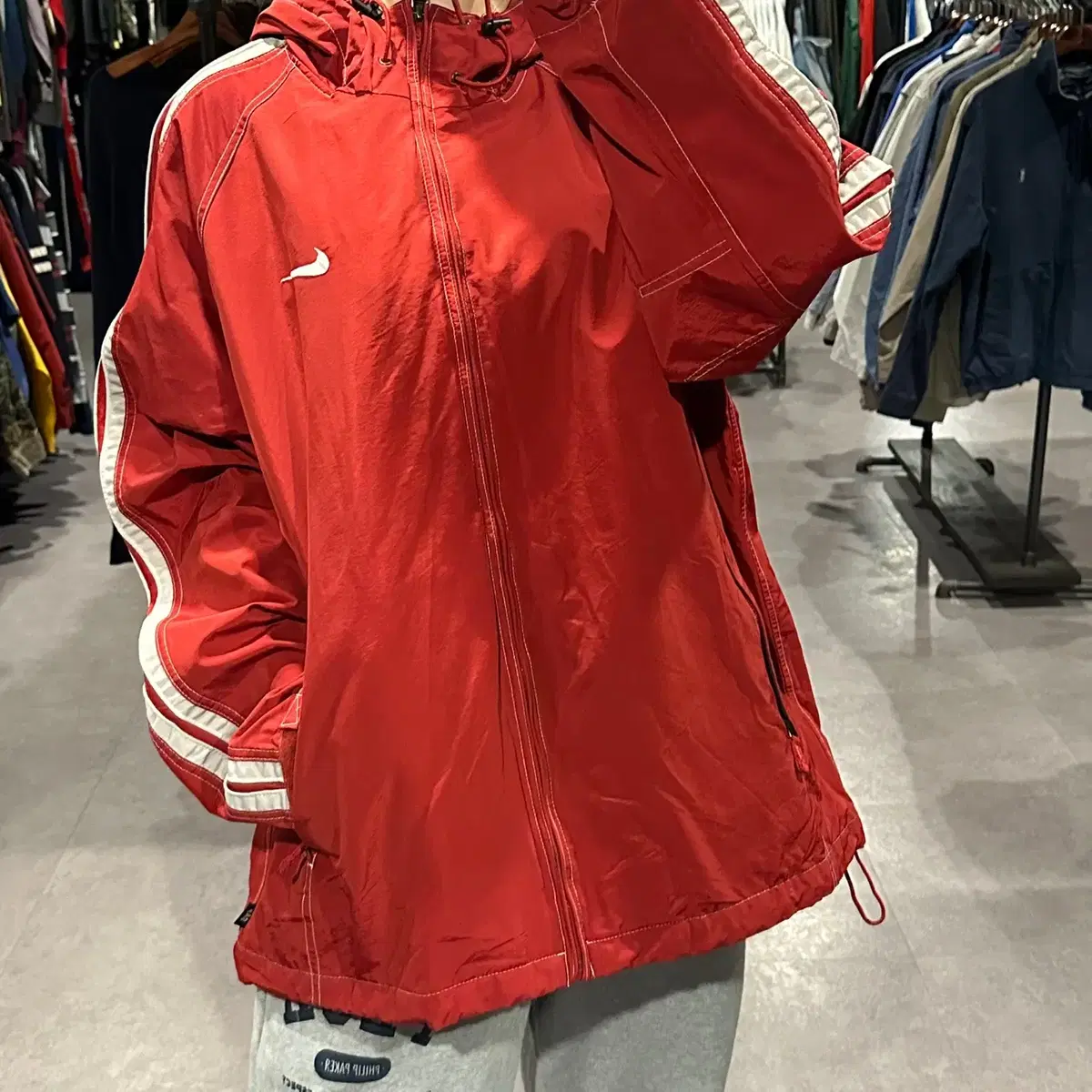 (328) NIKE 나이키 올드스쿨 바람막이 자켓