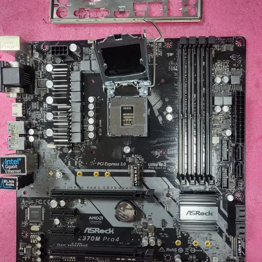 ASRock] Jiwon Z370M PRO4 8,9 Generation #z370m,#pro4,#1151v2소켓