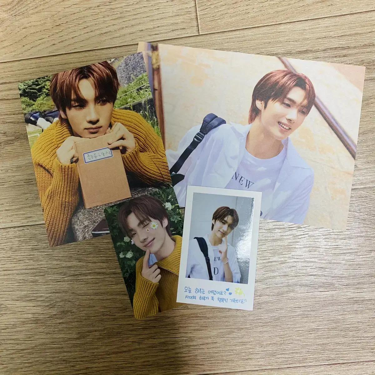 TWS youngjae season's greetings photocard pola Postcards