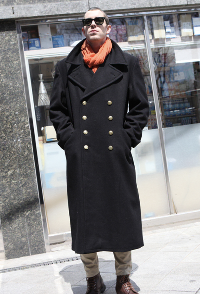 mil-tec / sherlock style military polo coat / 52 2xl 110