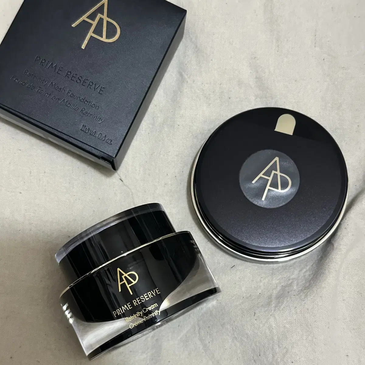 AP뷰티 채정안크림 프라임리저브 리트리니티크림20ml & 매쉬파운데이션