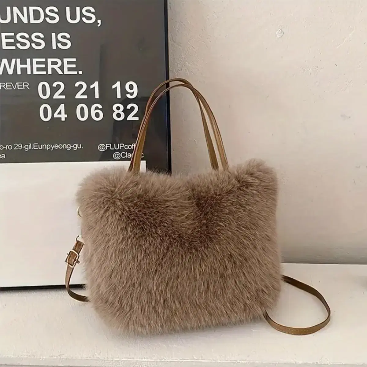 Fur Crossbody Bag