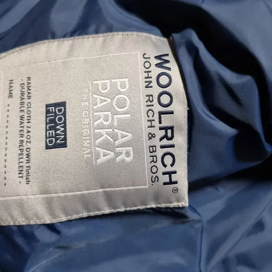 울리치 폴라파카 WOOLRICH EU_M 100 진네이비 패딩 PARKA