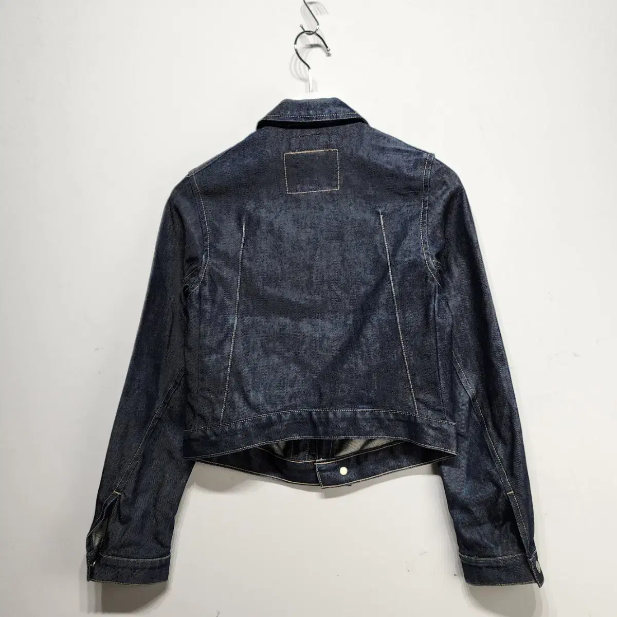 리바이스 LEVIS 크롭 엔지니어드진 데님자켓 청자켓 우먼스S