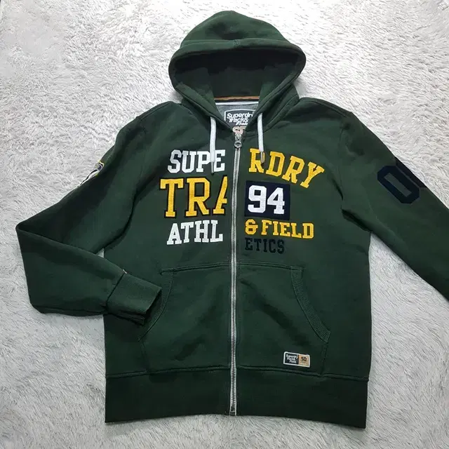 XL) Superdry Brushed Hood Zip Up