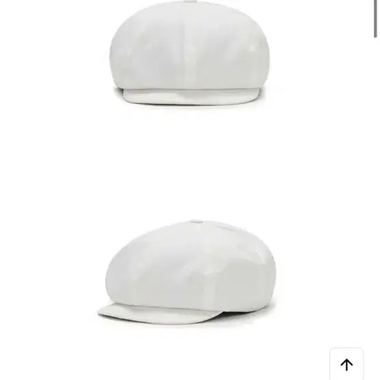 어썸니즈 newsboy cap white