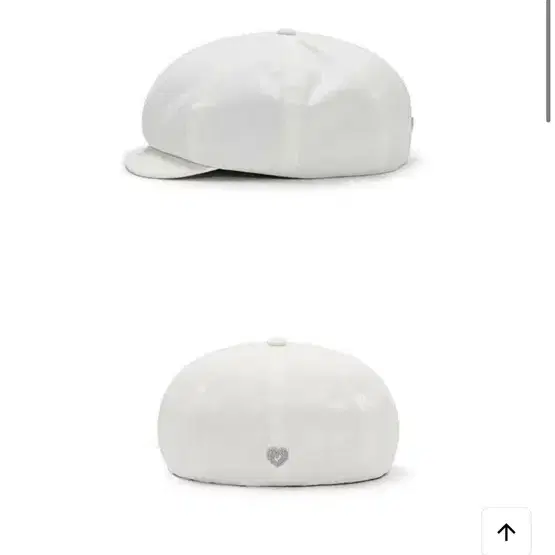 어썸니즈 newsboy cap white