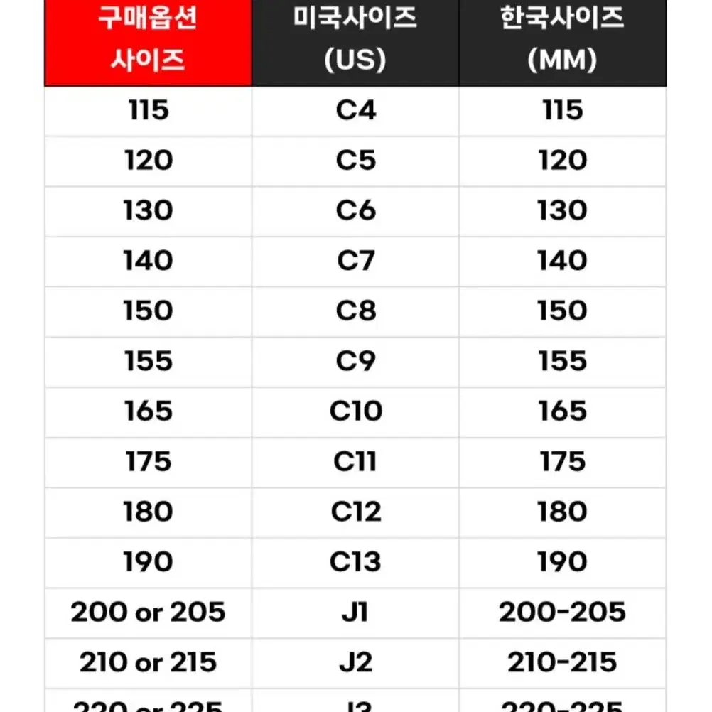 레고 크록스키즈 180~190