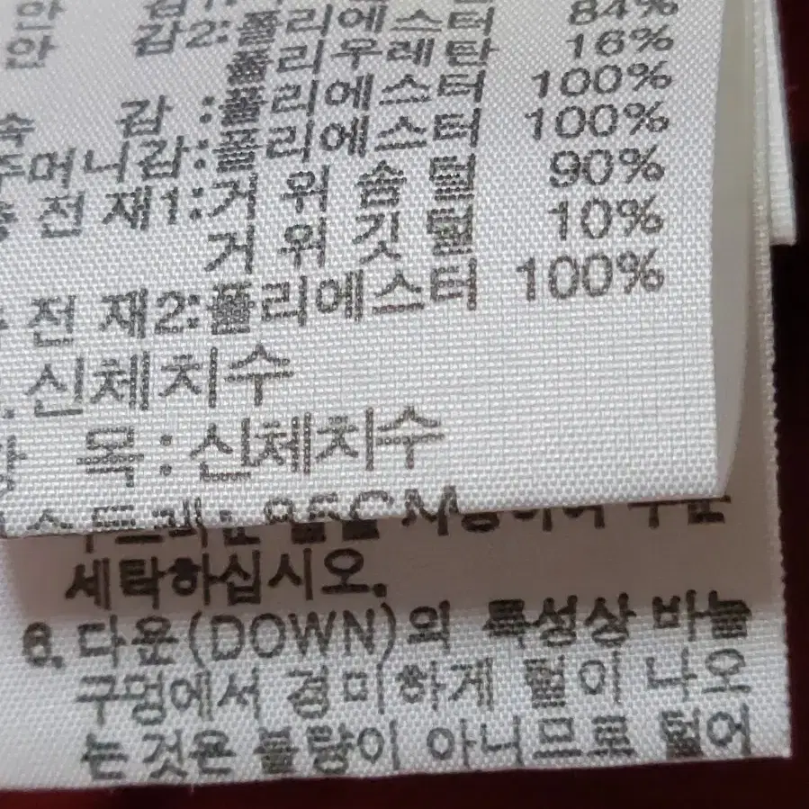 노스페이스 구스다운패딩