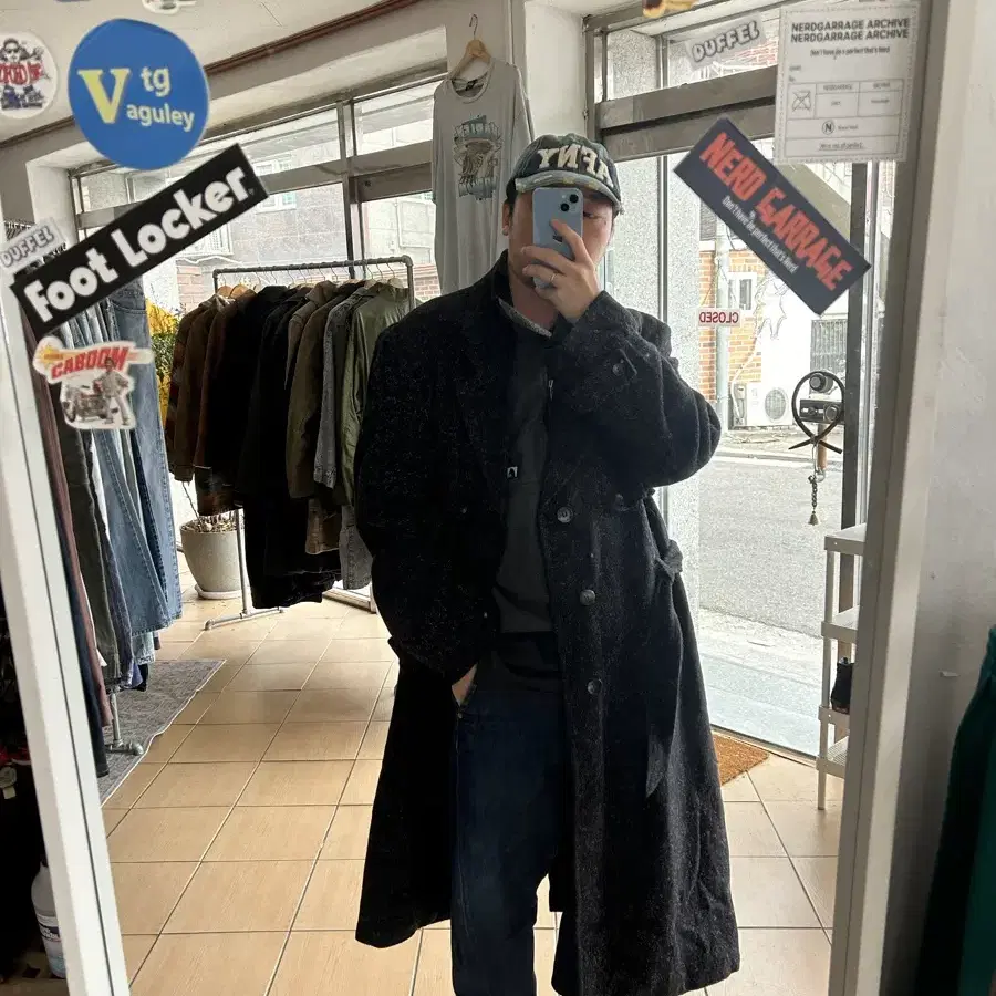 Vintage usa wool long coat