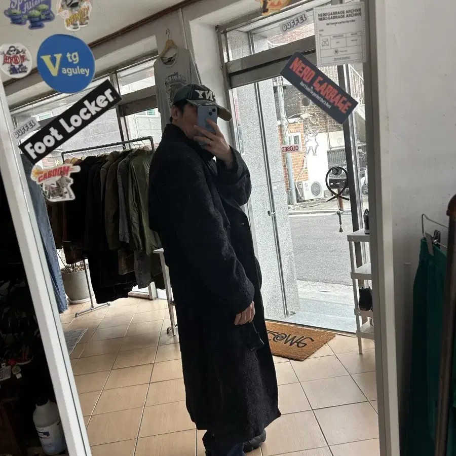 Vintage usa wool long coat