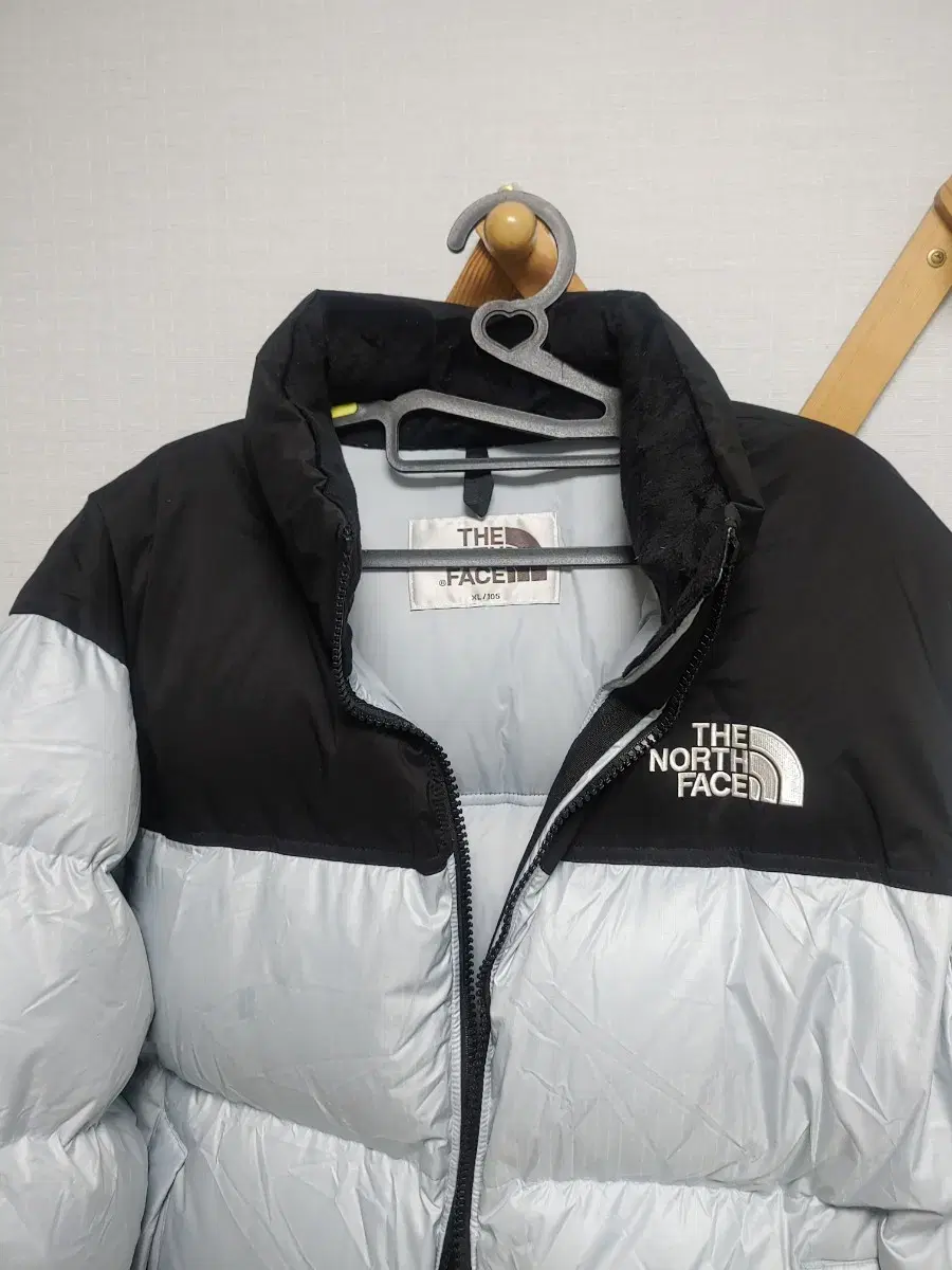 The North Face White Belle Novelty Knapsack Down Jacket Sky Blue.XL