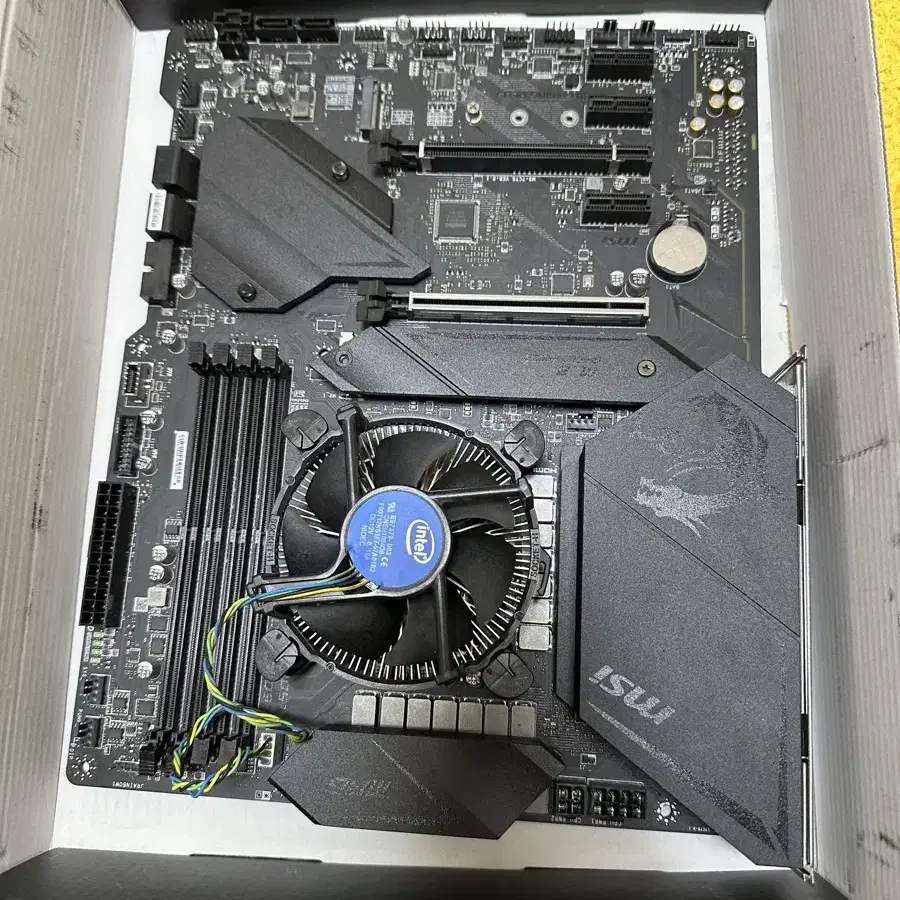 msi z490 메인보드 , 인텔 cpu