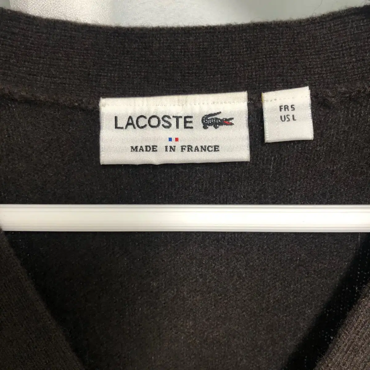 Lacoste 울 혼방 가디건 (Made in France) (US L)