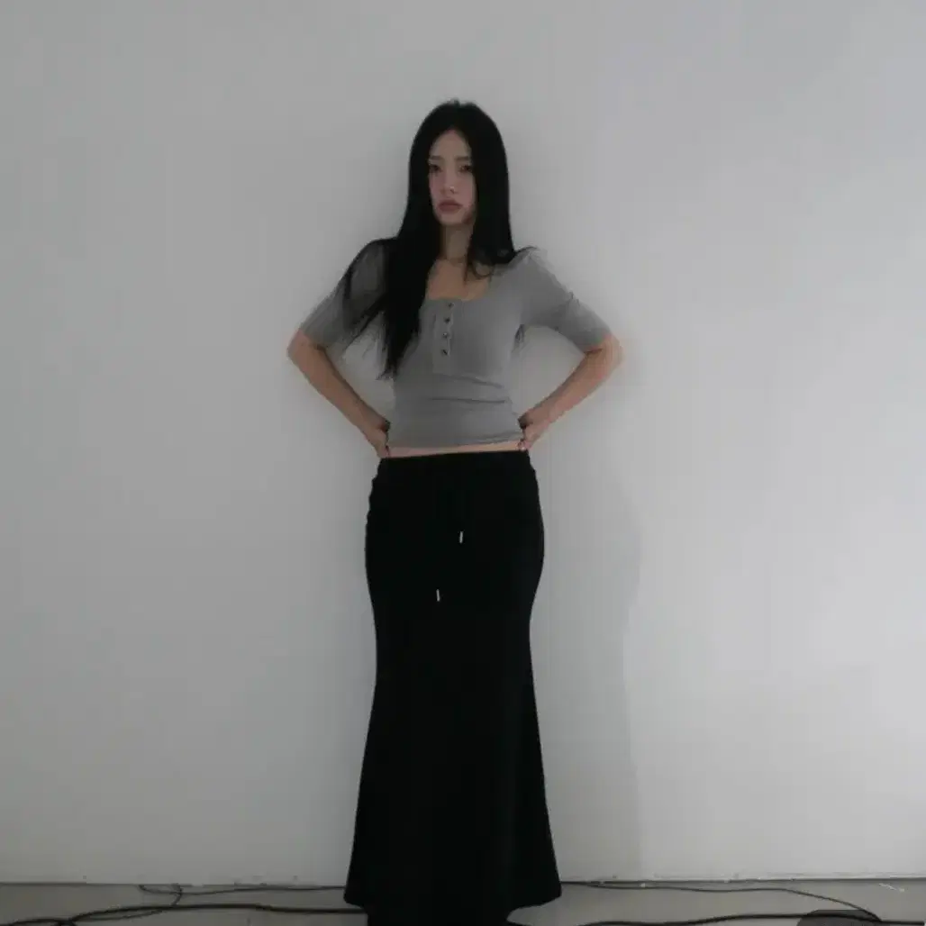 디에이디 flare skirt