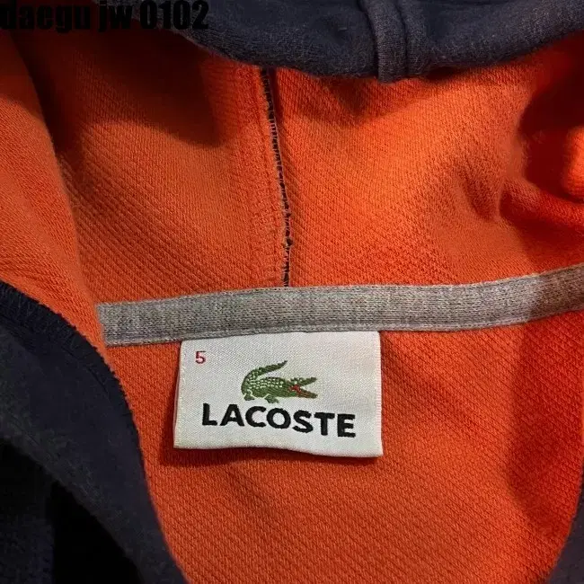 105 LACOSTE ZIPUP 라코스테 집업 후드