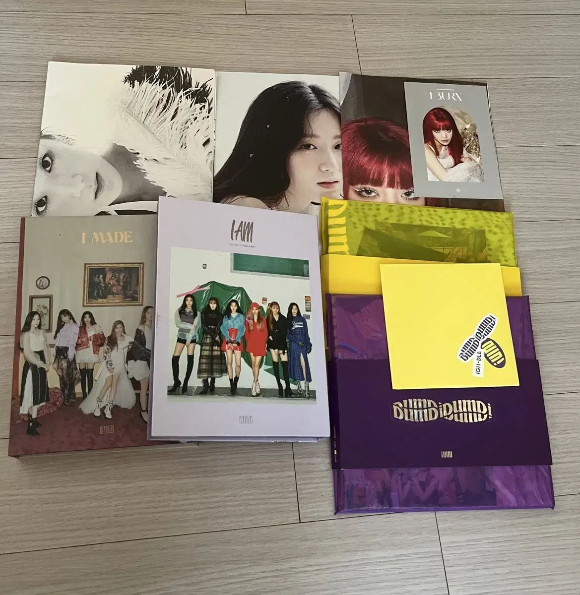 (여자) idle album 오마이갓 화 라타타 덤디덤디 세뇨리따 photocard 굿즈