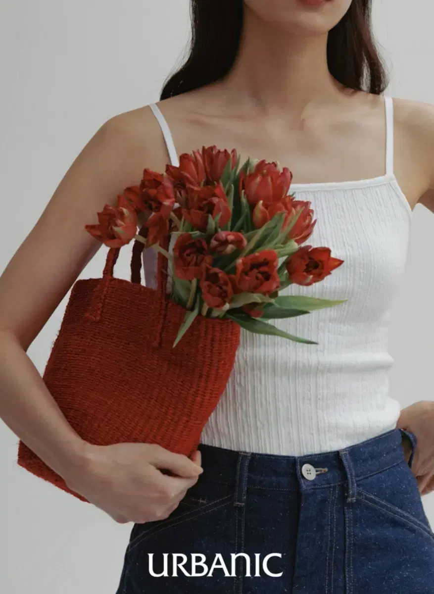 Urban30 Sisal Tote Red SISAL