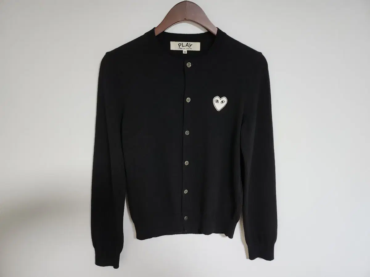 M Comme des Garçons Song Black White Waffen Women's Cardigan AZ-N061