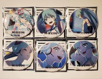 MIKU EXPO 10주년 기념 캔뱃지 6종 세트
