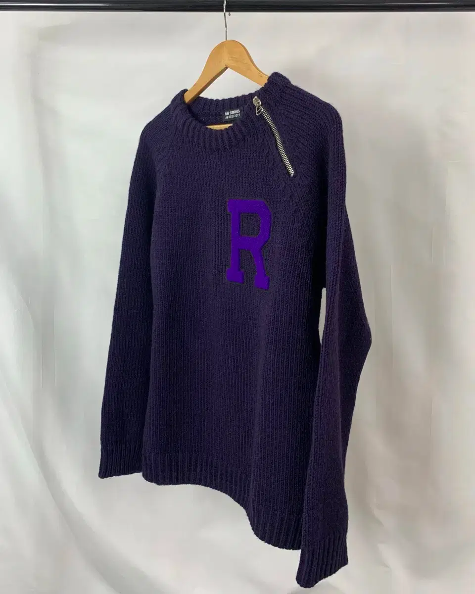[L] Raph Simons 20-21aw R Logo Knit
