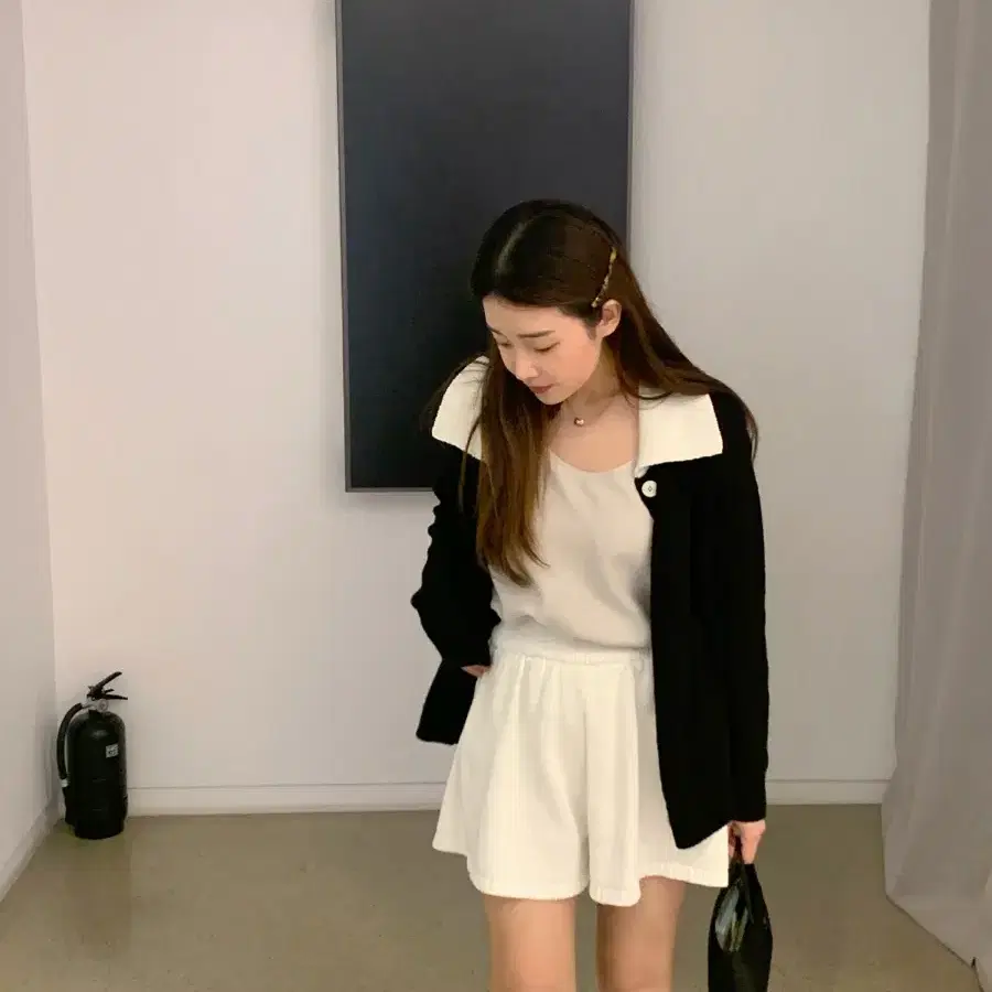 새상품) 샵마그넷 가디건 bell collar cardigan