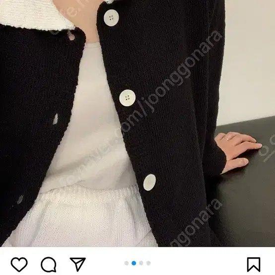 새상품) 샵마그넷 가디건 bell collar cardigan