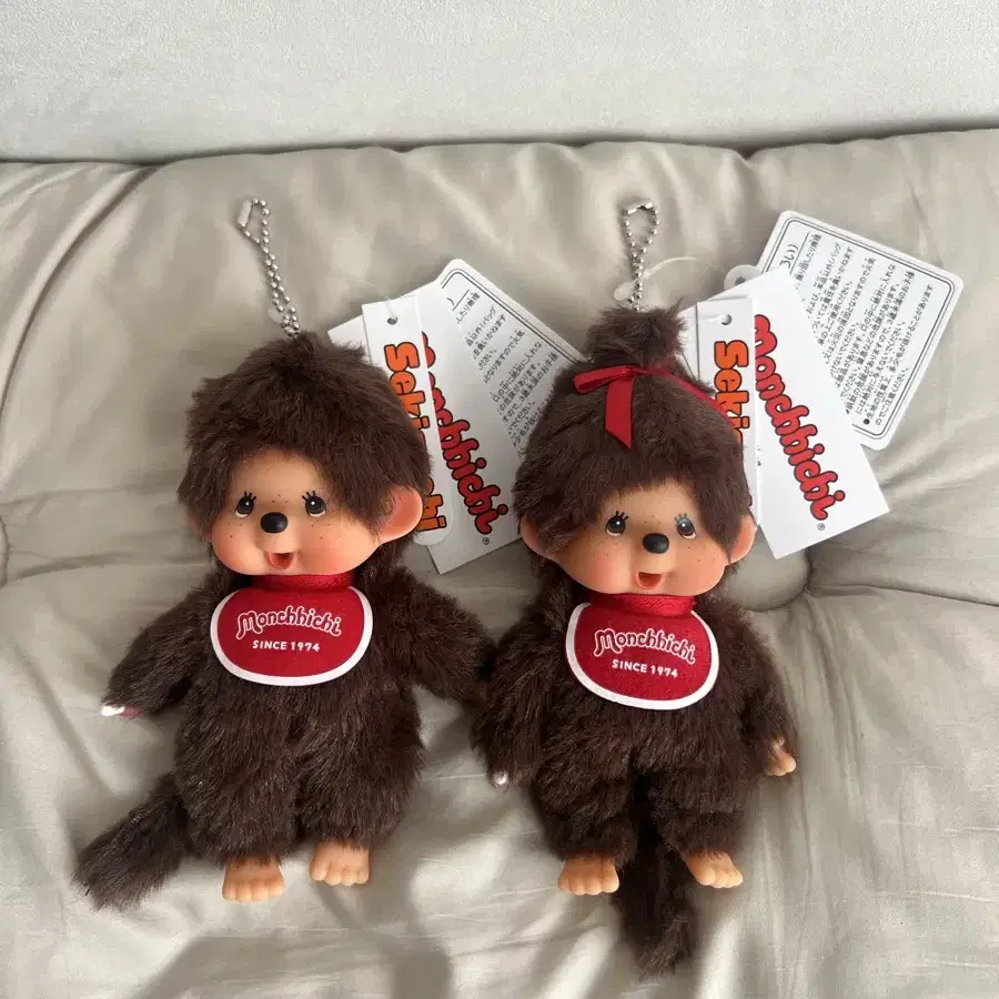 새상품 몬치치 키링 Monchhichi Keyring boy girl