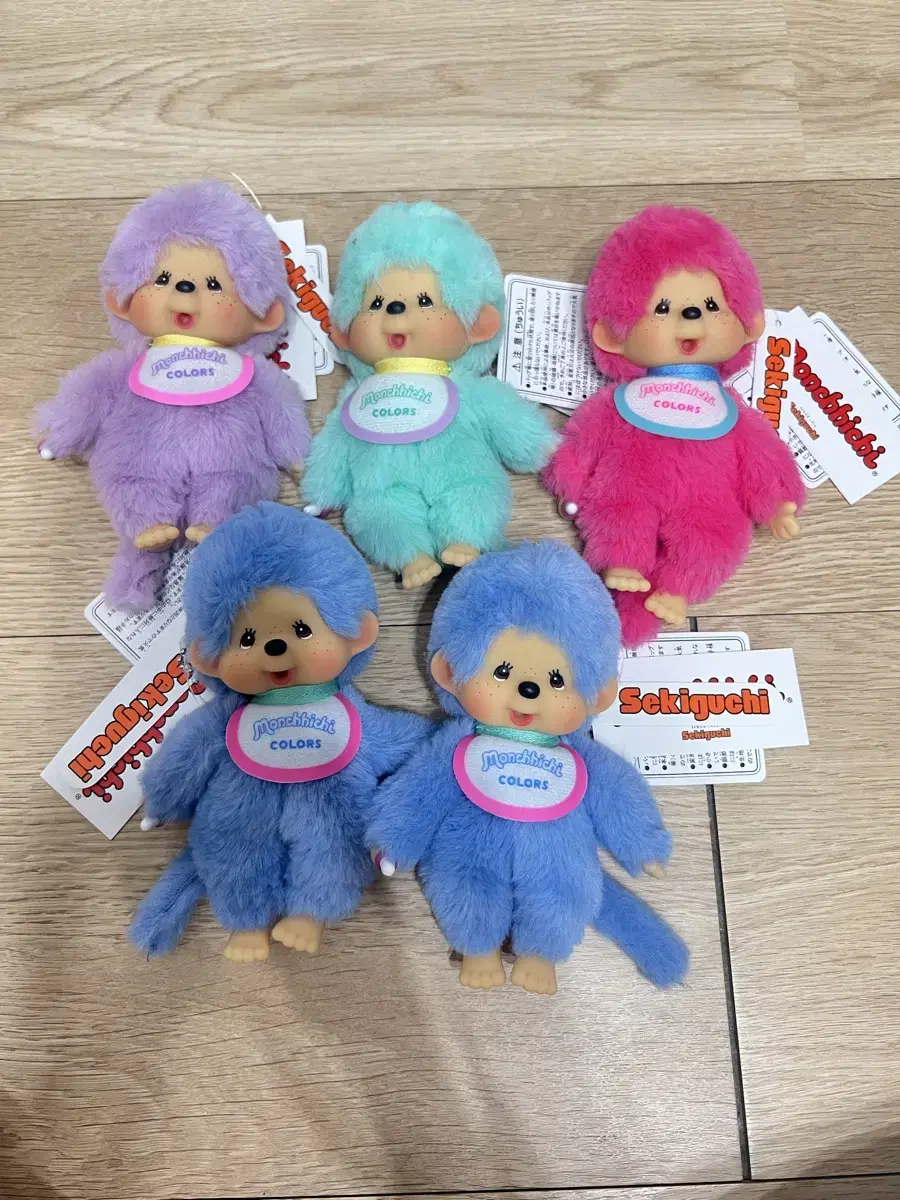 새상품) 몬치치 키링 Monchhichi Keyring color