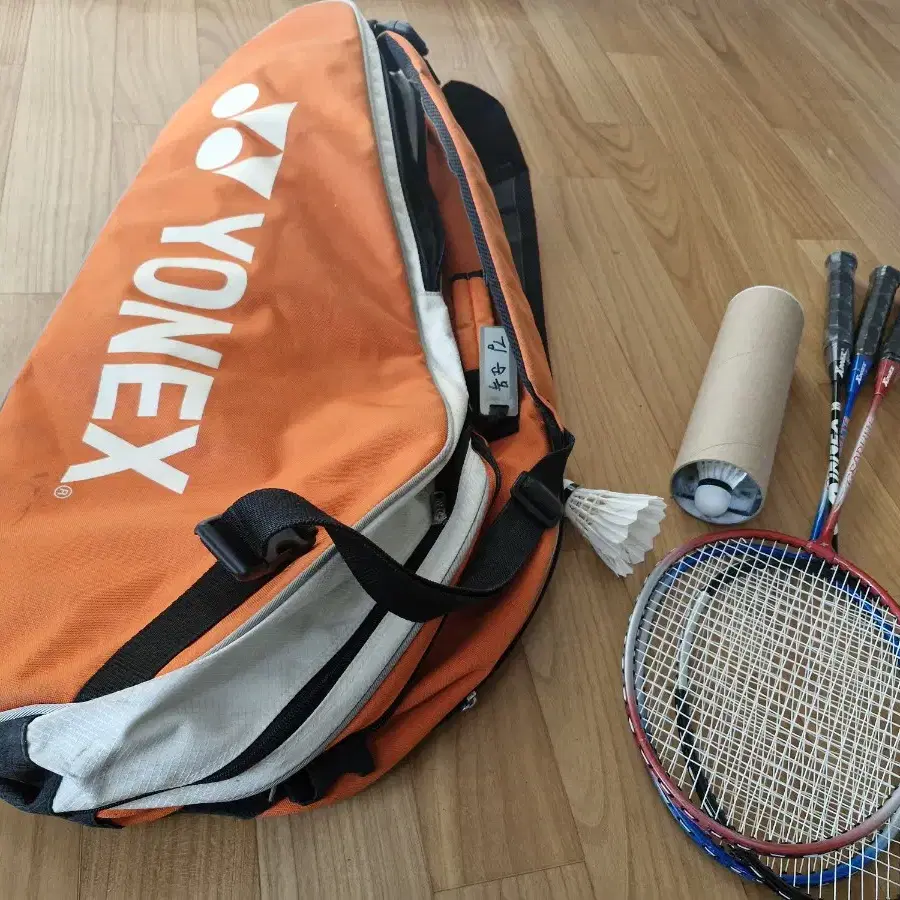 xinnex graphite 배드민턴 라켓 3개 + YONEX 스포츠 가