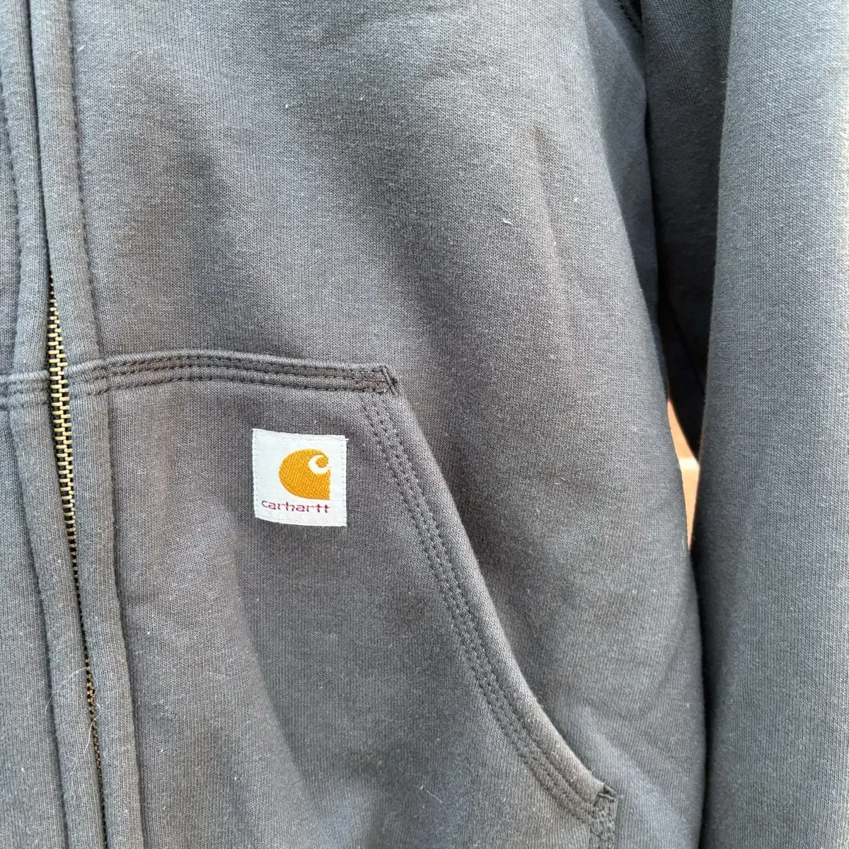 Carhartt 칼하트 써멀 블랙 후드집업