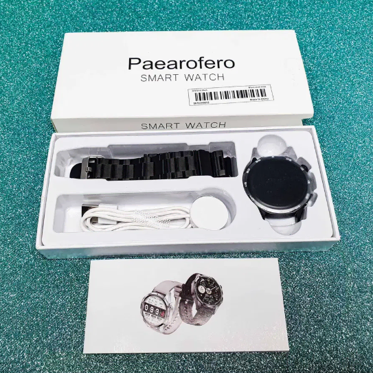 Paearofero Watch 4 Pro 스마트워치 블랙