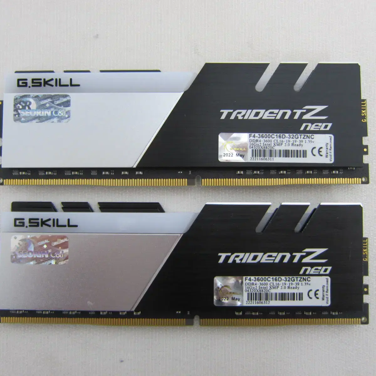 지스킬 DDR4-3600 CL16 TRIDENT Z NEO 16Gx2