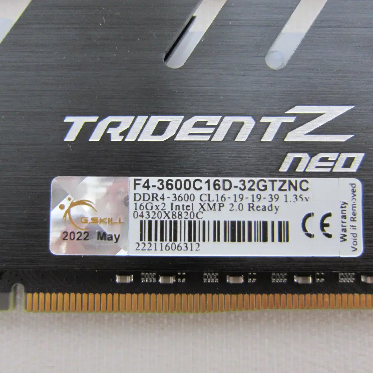 지스킬 DDR4-3600 CL16 TRIDENT Z NEO 16Gx2