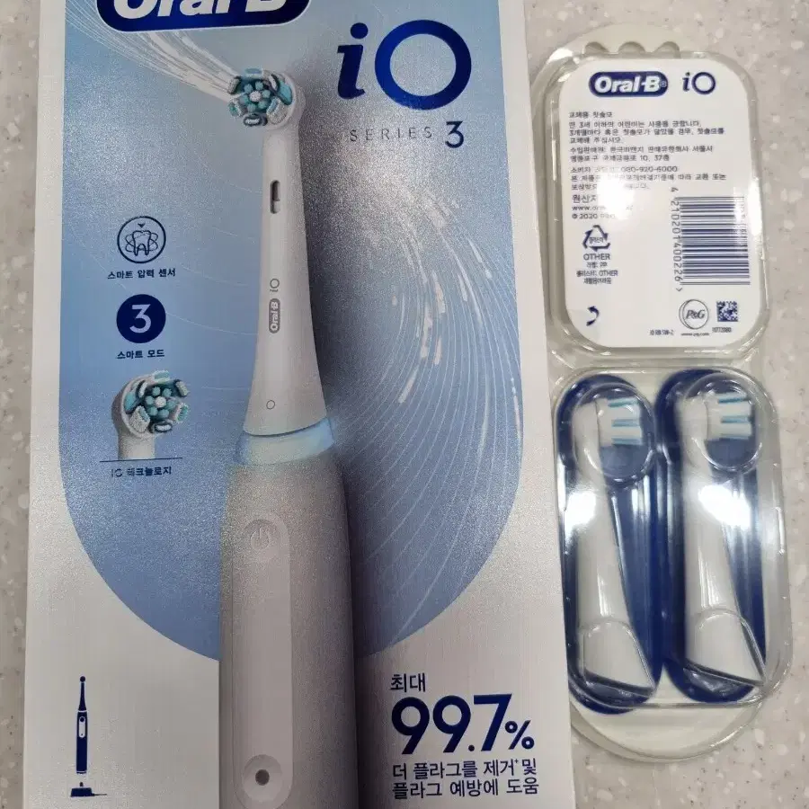 Oral-B 전동 칫솔 iO3 아이코닉 그레이