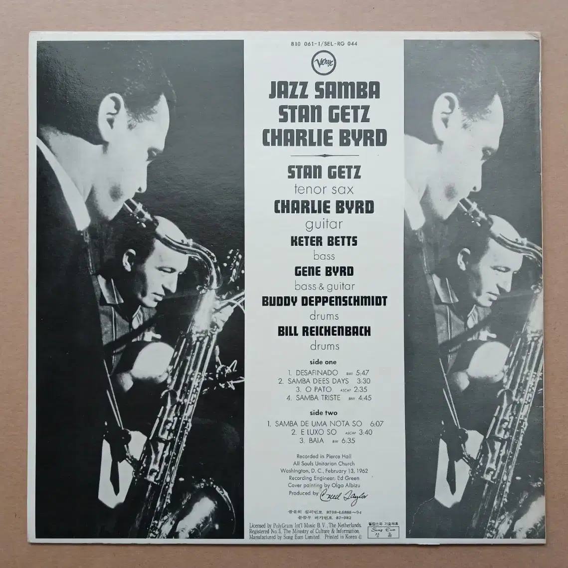 LP stan getz & charlie byrd