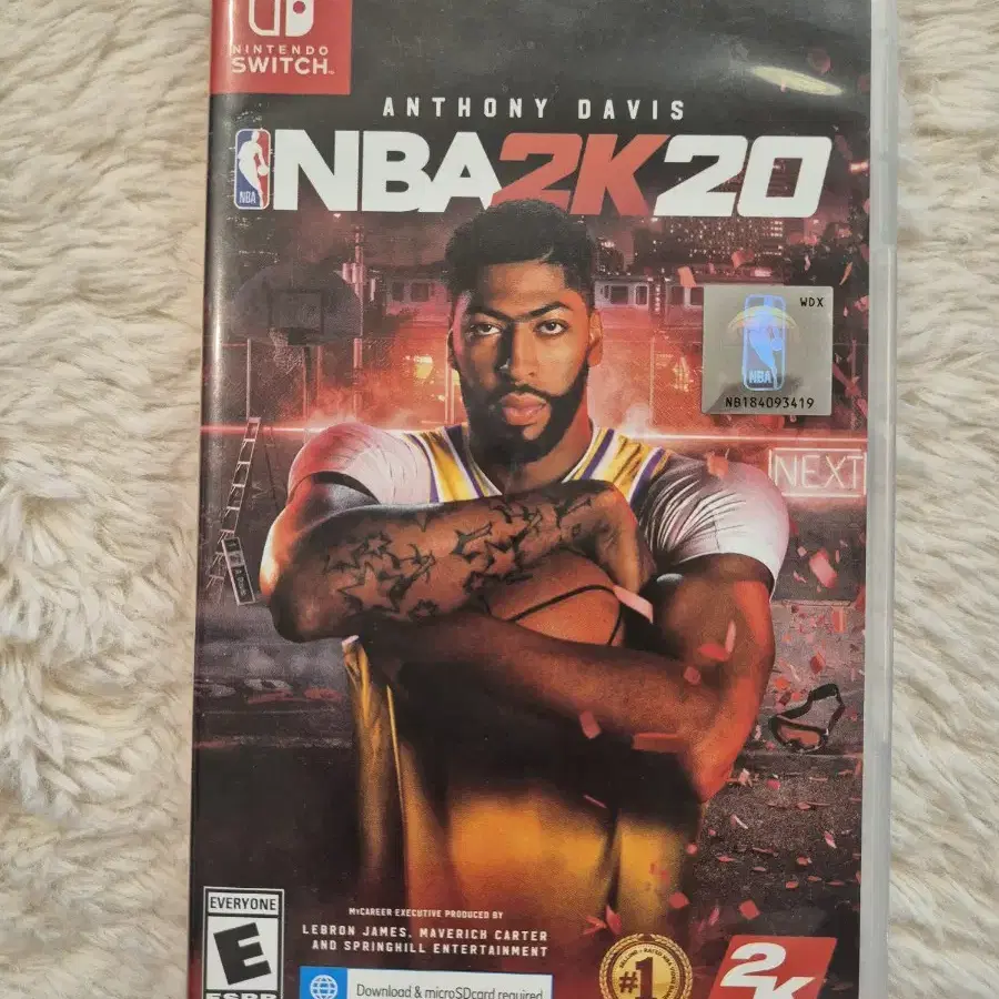 닌텐도 스위치 게임 칩 NBA2K20