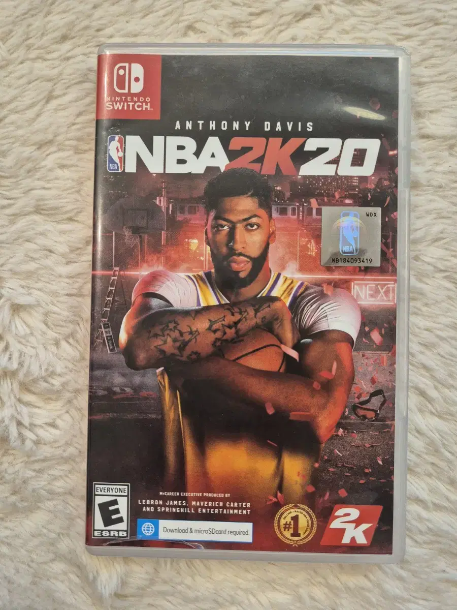 닌텐도 스위치 게임 칩 NBA2K20