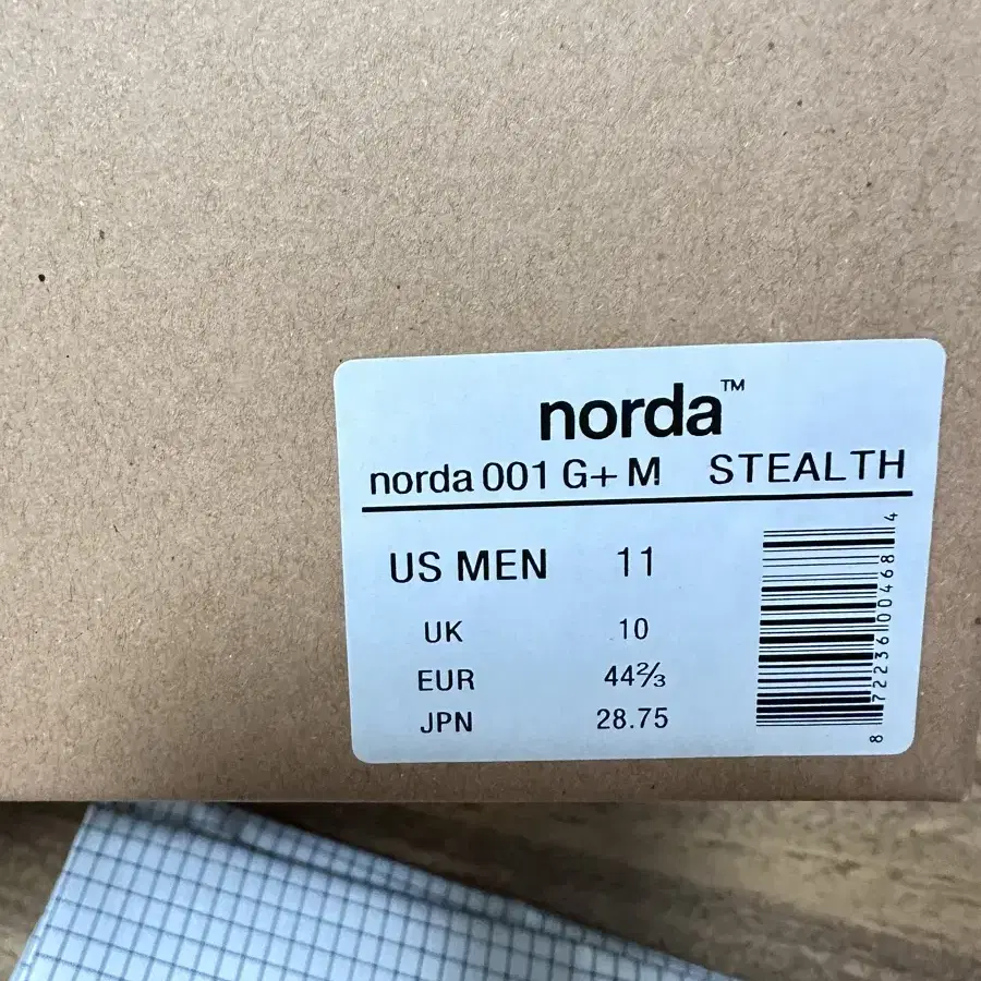 us11 norda 001 g+ 노다 노르다 스텔스 블랙 stealth