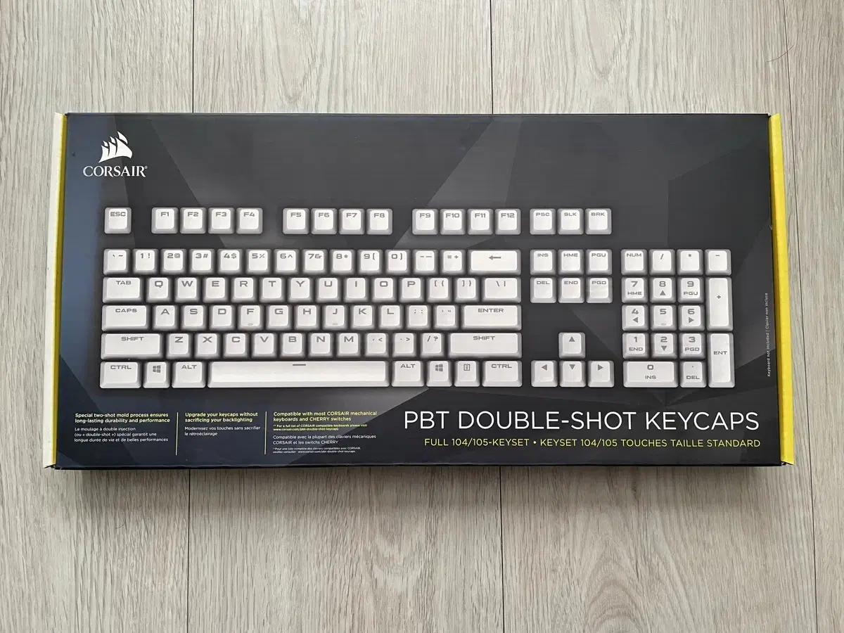 CORSAIR PBT DOUBLE-SHOT KEYCAPS(커세어 PBT