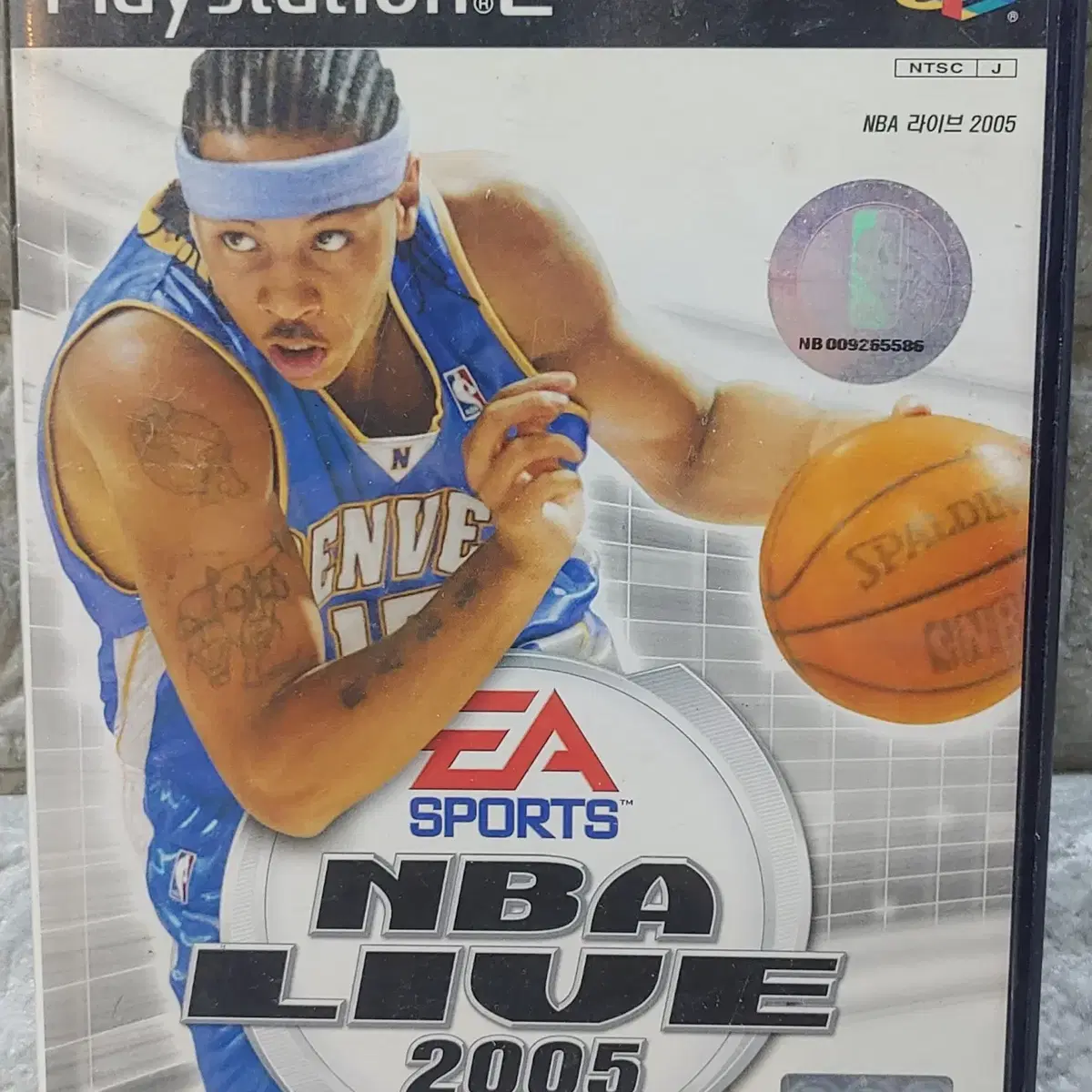 ps2 게임소프트 한국정발  nba live 2005