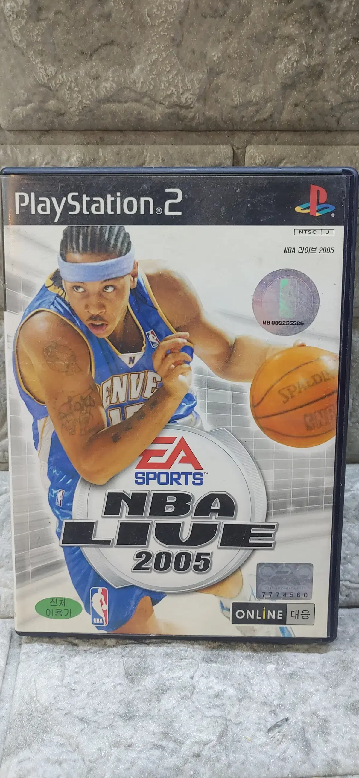 ps2 게임소프트 한국정발  nba live 2005