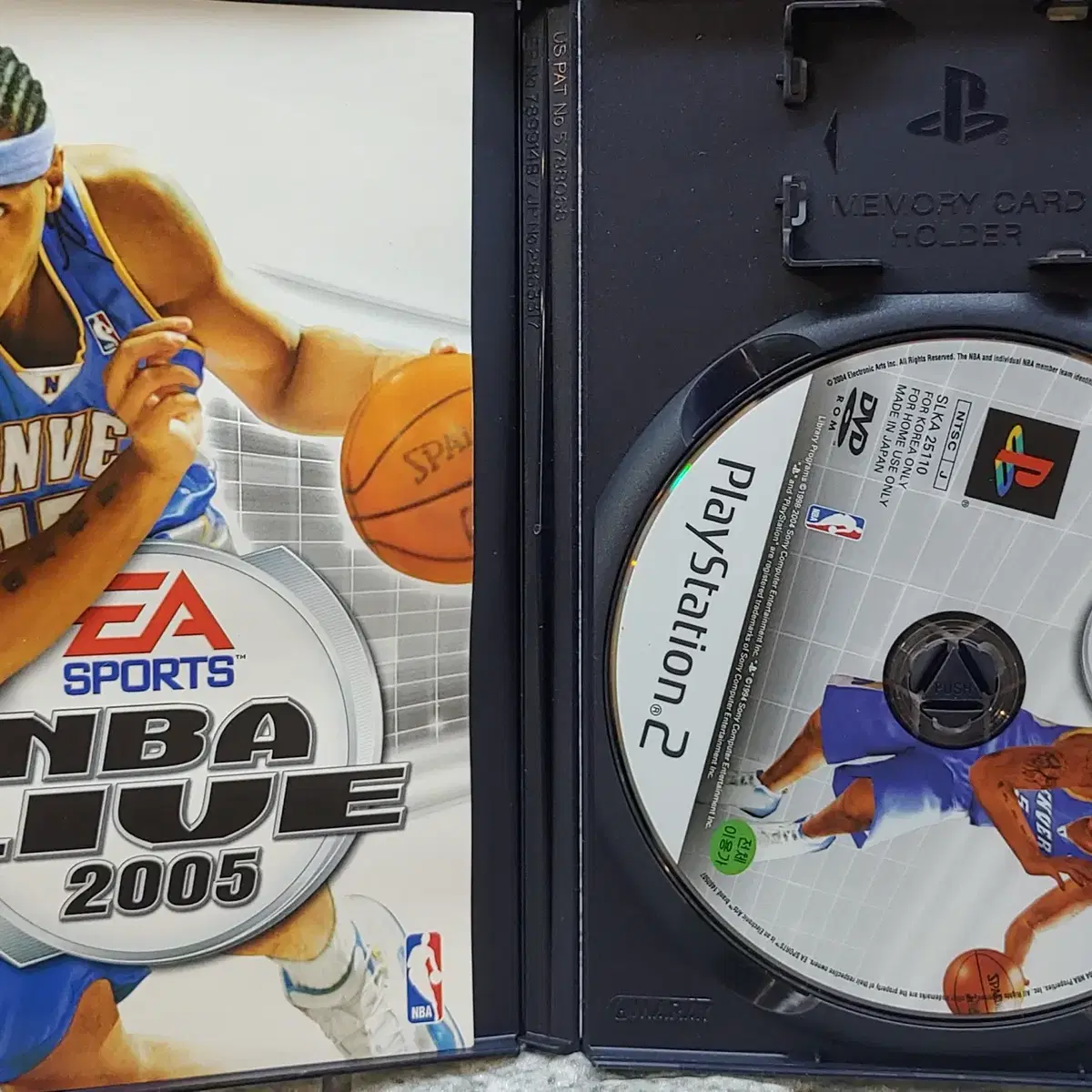 ps2 게임소프트 한국정발  nba live 2005