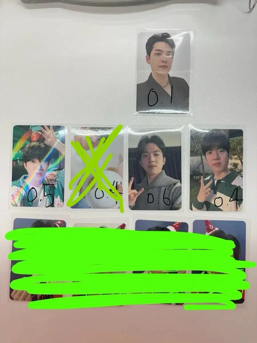 Day 6 Done photocard Goods Chop Pola sell Sungjin Youngkay Original writing Done Photocard Yangdo