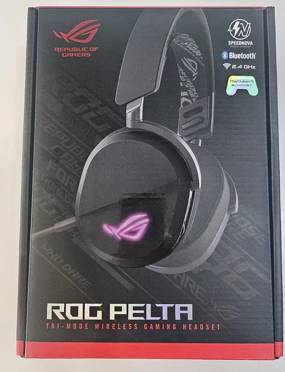 ASUS ROG PELTA RGB 무선 게이밍 헤드셋