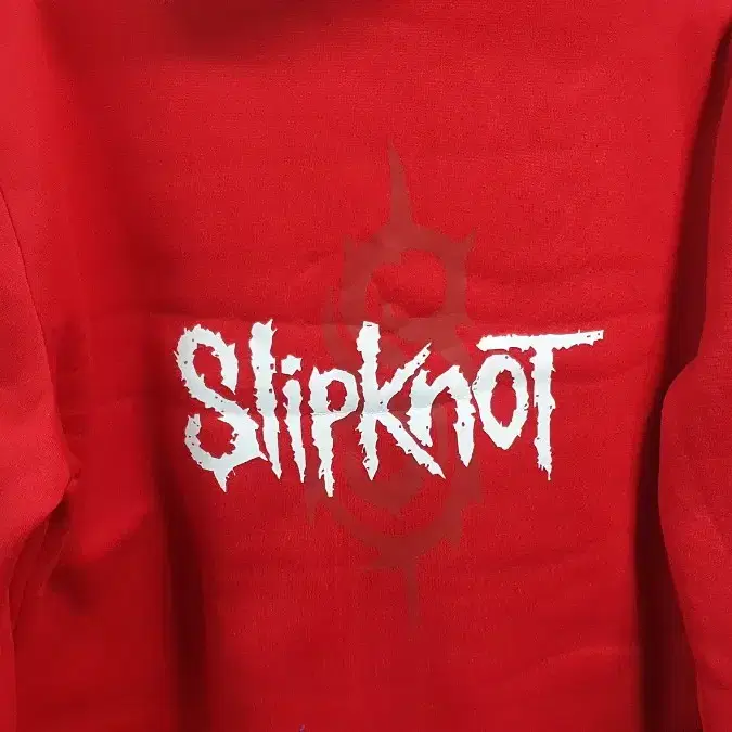 새상품)슬립낫Slipknot 리얼레드 포켓후드티셔츠 남녀공용L